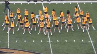 Towson v Rhode Island  Dance Team Halftime Performance [upl. by Nikral]