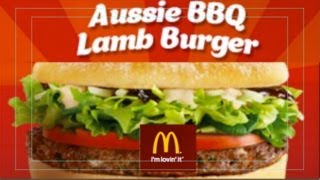 Mc Donalds BBQ Lamb Burger [upl. by Notlrac472]