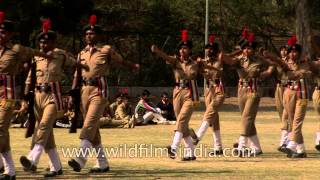 Stride with pride  NCC cadets perform march past in India [upl. by Assennej]