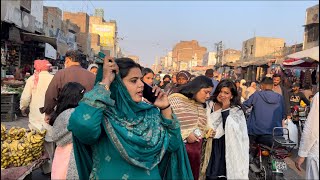 The Best City Walk in Pakistan🇵🇰 Faislabad 4K Ultra HD 60Pfs  Walking Tour Faislabad [upl. by Dikmen]