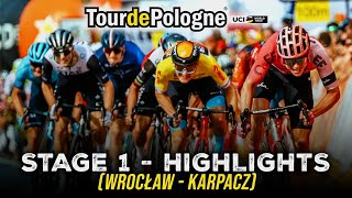 Tour de Pologne 2024  Stage 1  Highlights [upl. by Devad922]