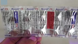 Montek Fx tablet  Fexofenadine and Montelukast tablet Montek fx tablet uses and Side effect Dosage [upl. by Cirle]