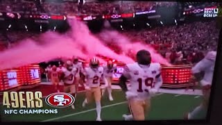 2024 Superbowl 🏈 San Francisco 49ers entrance [upl. by Estes]