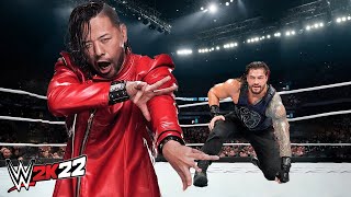 Roman Reigns vs Shinsuke Nakamura WWE 2K22 [upl. by Winer743]