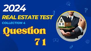 Việt  California Real Estate Exam 2024  Collection 4  Question 71 [upl. by Neltiak57]