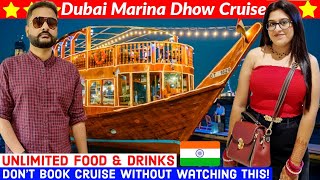 STOP Wasting Money on Dubai Tours and Do This Instead  Dubai Marina Dhow Cruise [upl. by Seraphim]