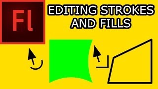 How To Draw in Flash CS5 002 Editing Strokes and Fills [upl. by Orth]