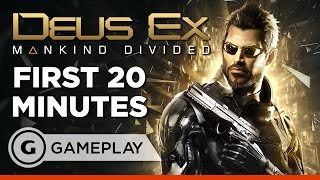 First 20 Minutes of Deus Ex Mankind Divided [upl. by Maje]