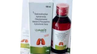 Cofodd D Syrup Dextromethorphan Hydrobromide Chlorpheniramine Phenylepheine Hydrochloride Syrup [upl. by Haley]