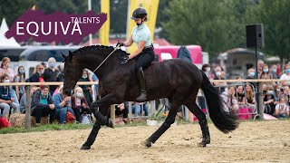 Fliegende Galoppwechsel reiten  Livetraining auf der Equitana Open Air [upl. by Yessej207]