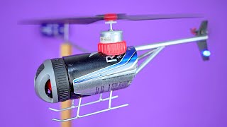 Make an Amazing Mini Electric Helicopter with recyclable materials [upl. by Stinson]