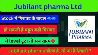 jubilant Pharma share latest news  Jubilant pharma share news today Jubilant pharma share analysis [upl. by Caritta926]