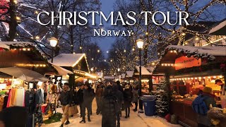 🇳🇴 An Enchanting Christmas Tour in Oslo  From Grünerløkka to the Christmas Market 🎄 [upl. by Harmony]