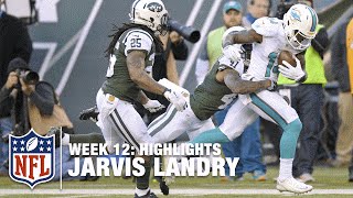 Jarvis Landry Highlights Week 12  Dolphins vs Jets  NFL [upl. by Heyde]