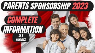 parents sponsorship canada 2023  Prepare your application  All information [upl. by Elicul]