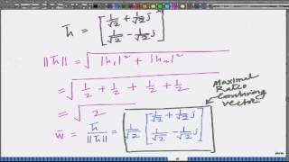 Lecture 13 MaximalRatio Combining [upl. by Leandre940]