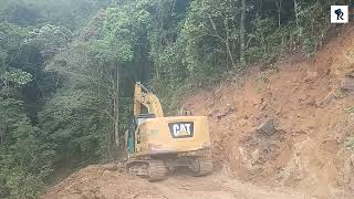 EXCAVADORAS TRABAJANDO excavadora caterpillar 🐱🐱🐱 [upl. by Ambrogino]