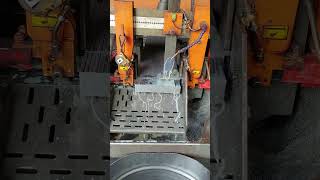 Chain plate cutting process Good tools and machinery make work easy [upl. by Anderegg58]