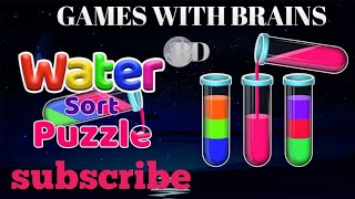 Water sort puzzle🍥🍥 Games with Brains Mobile Games Falcon Game Studio meng xu Appcelent Studio [upl. by Ynatirb]