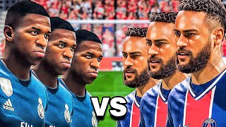 11 NEYMAR vs 11 VINICIUS JR no FIFA 22 [upl. by Regdor]