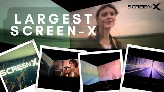 ScreenX Cinema Megaplex X the largest screen  270degree ScreenX  Mall of Asia [upl. by Rotberg]