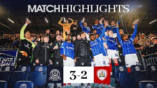 CHAMPIONS 🏆🔵  Pompey 32 Barnsley  Highlights [upl. by Topping105]