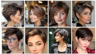 MOST demanding and homecoming short pixie haircut for ladies any ages 304050 trendyvideo [upl. by Nairot885]