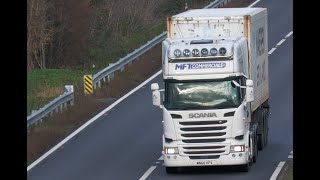 SCANIA G440  MTF Commercials Ltd  A1M motorway trucks spotting [upl. by Sekoorb]