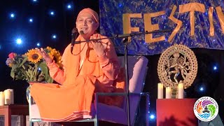 Swami Sarvapriyananda Talk 1 at World Yoga Festival 2023 [upl. by Ary]