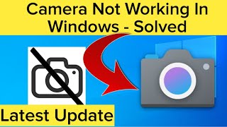 Camera Not Working in Windows 11 Laptop  Camera Problem in Windows 10 [upl. by Haliek928]