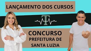 Lançamento preparatório concurso Prefeitura de Santa Luzia  área da saúde [upl. by Norrahs415]