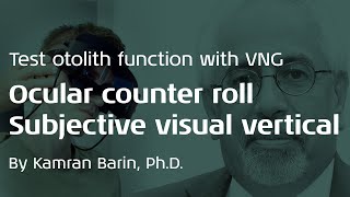 Otolith Testing in Videonystagmography VNG [upl. by Benedict]