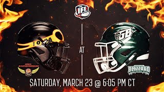 Iowa Barnstormers at Green Bay Blizzard [upl. by Soisinoid]