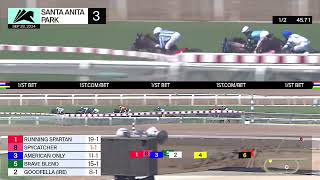 Spycatcher wins Race 3 on Saturday September 28 at Santa Anita Park [upl. by Irovi749]