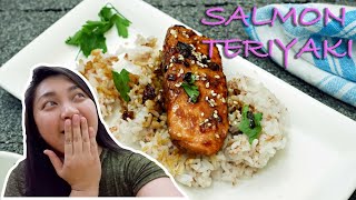 vlog 16  Quick amp Easy Teriyaki Salmon Recipe  how to make Teriyaki Salmon  Luisa Lampa [upl. by Voorhis]