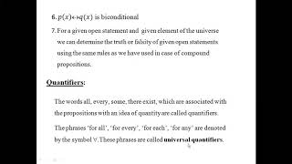 Open Statements and Quantifiers [upl. by Sieracki]