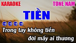 Tiền Karaoke Tone Nam  Am  Karaoke 9999  Beat Mới [upl. by Moulden]