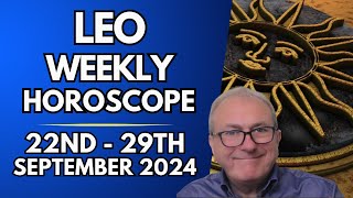 Leo Horoscope  Weekly Astrology 23rd to 29th September 2024 [upl. by Airad259]