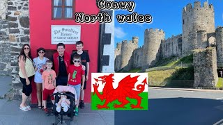 Conwy Castle and the smallest house in Britain  North wales 🏴󠁧󠁢󠁷󠁬󠁳󠁿 [upl. by Grishilda922]