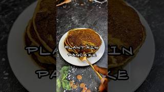 Plantain Pancakes  Overrippe Plantain recipe chubzdfoodie youtubeshorts [upl. by Eiramanel785]