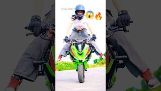 Super bike stunt 🔥shortkawasakih2rautomobilewheelieviralvideo [upl. by Tia132]