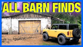 Forza Horizon 5  ALL BARN FINDS  LOCATIONS [upl. by Aiciles]