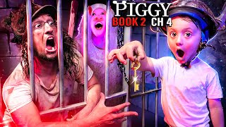 PIGGY Trapped Me 4 MONTHS FGTeeV Family vs ROBLOX Book 2 Ch4 GameplaySkit [upl. by Akemal]