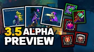 Dead Cells v35  Live Alpha Patch Notes Overview  Testing New Weapons [upl. by Andrews]