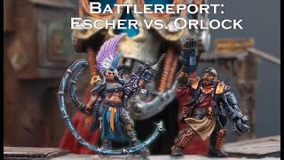 Necromunda Battlereport Escher vs Orlock  the Archeotek Device [upl. by Helm889]