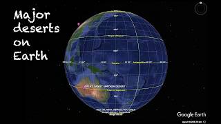 Where are deserts formed and why  The Hadley cell rain shadows and continental interiors [upl. by Adimra236]