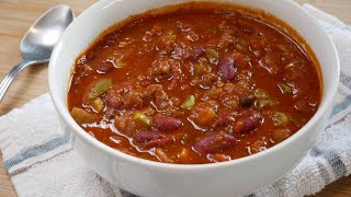 The Best Homemade Chili Recipe🔥  Easy Delicious Comfort Food [upl. by Aikyt863]