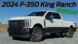 BEST NEW TRUCK 2024 Ford F350 King Ranch Review [upl. by Brag102]