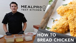 How to Bread Chicken  Standard Breading Procedure [upl. by Nnahaid262]