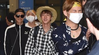 170414 BTS ARRIVED IN INCHEON AIRPORT FROM HAWAII [upl. by Tally]